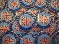 Support Our Troops pin badges