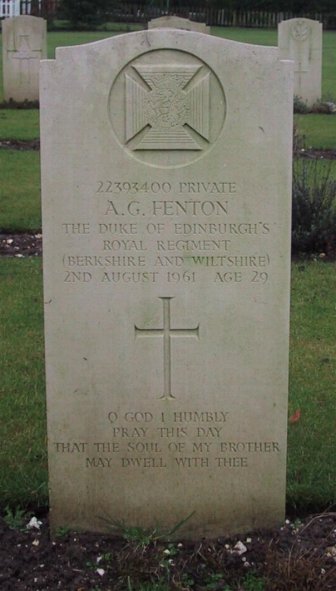 Grave Pte Fenton - Click to enlarge