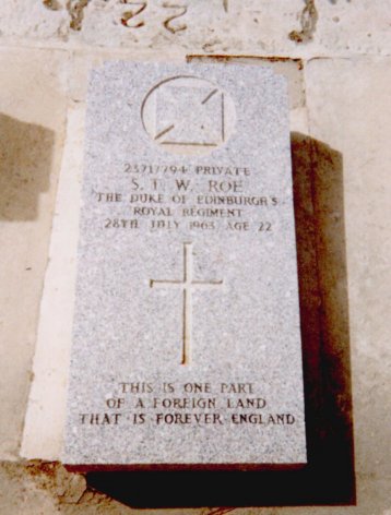 Pte Roe's Grave - Malta