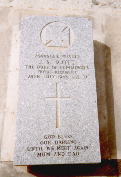 Pte Scotts Grave