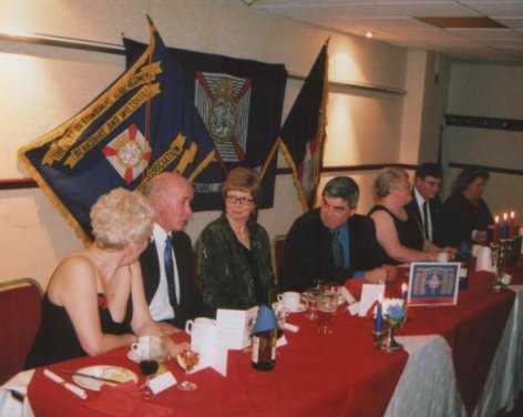 The top table Regimental as ever. - Click to enlarge