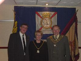 Ollie with The Mayor and Councillor