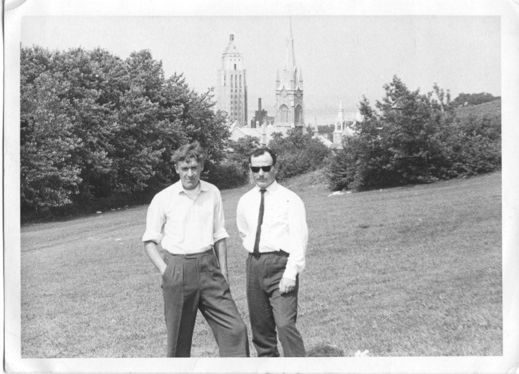 Mike Kemish and Bill Willoughby in Canada